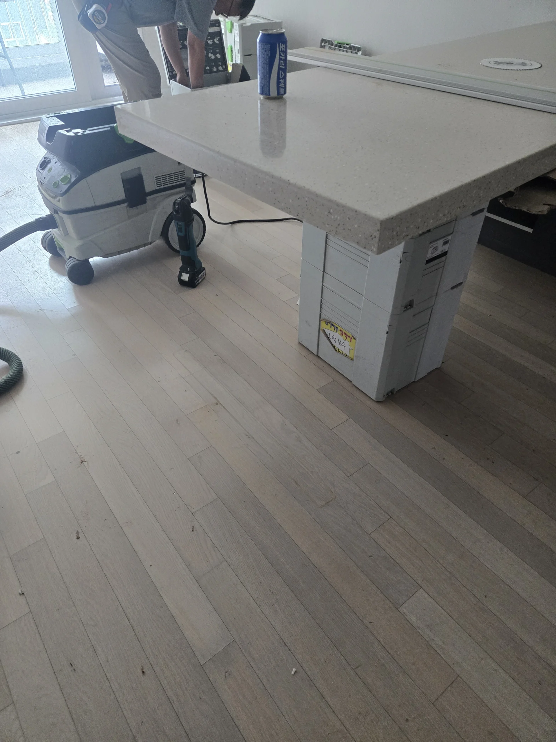 싱크대 리폼 실습 사진