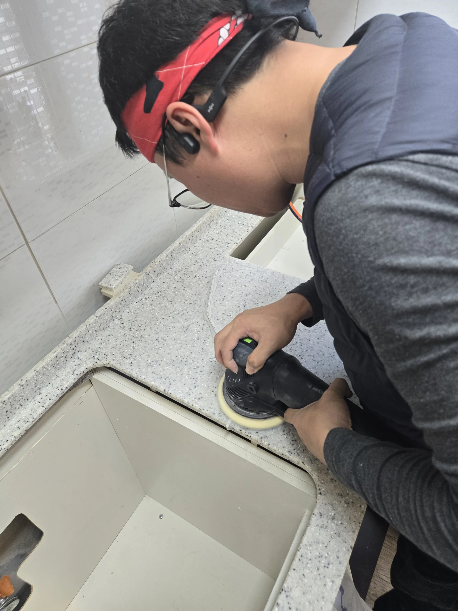 싱크대 수리 기술 실전교육 실습 사진